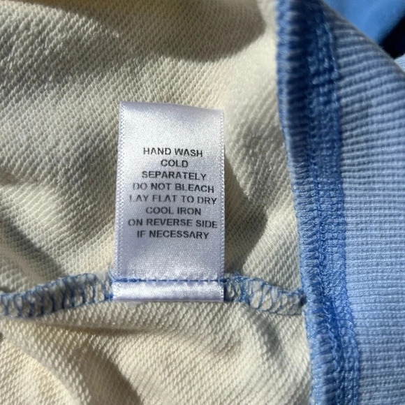 The GREii Velour/Velvet Blue Colorblock Tracksuit Lounge Retro Women’s Size S - Picture 12 of 15